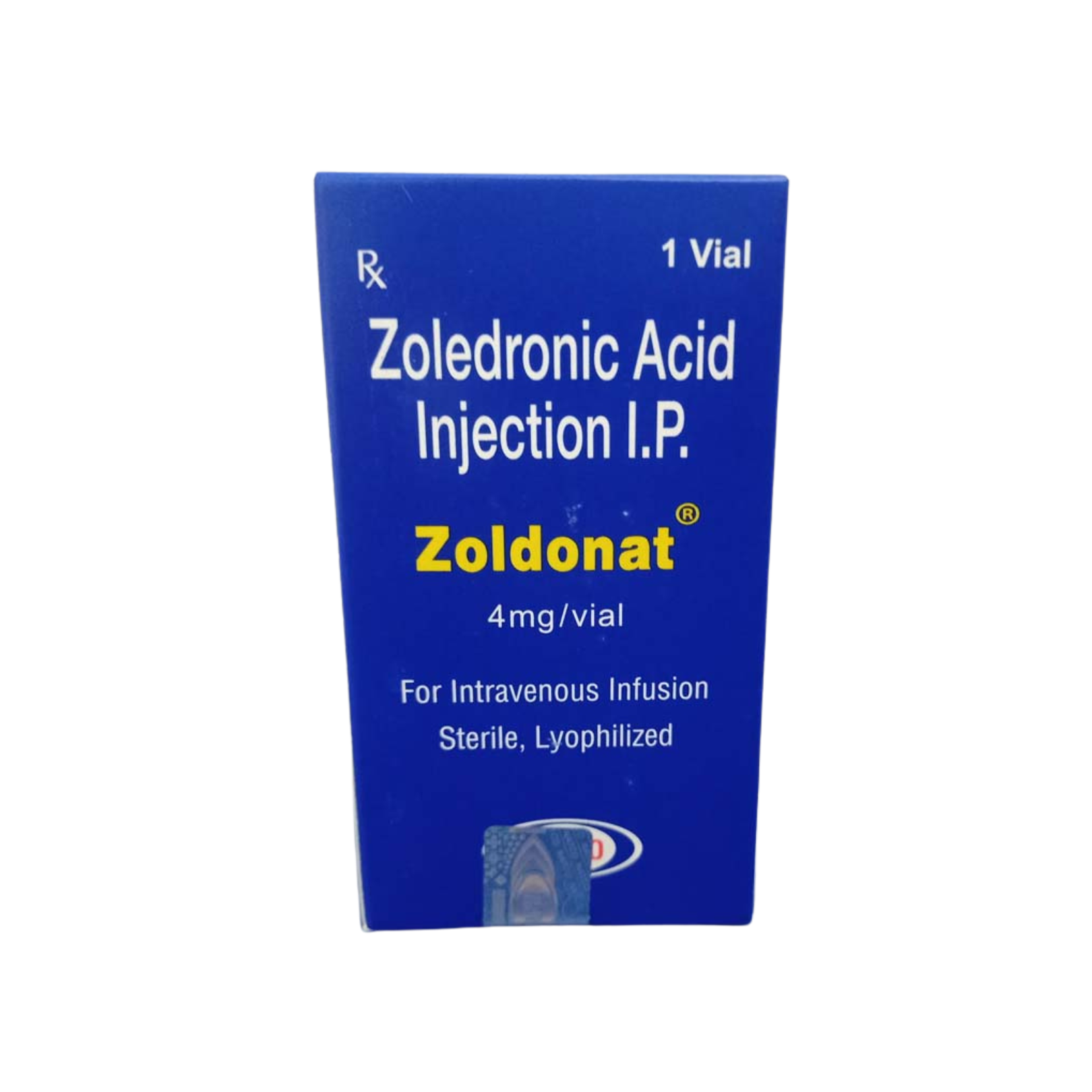 Zoldonat 4 mg — Injection product packaging