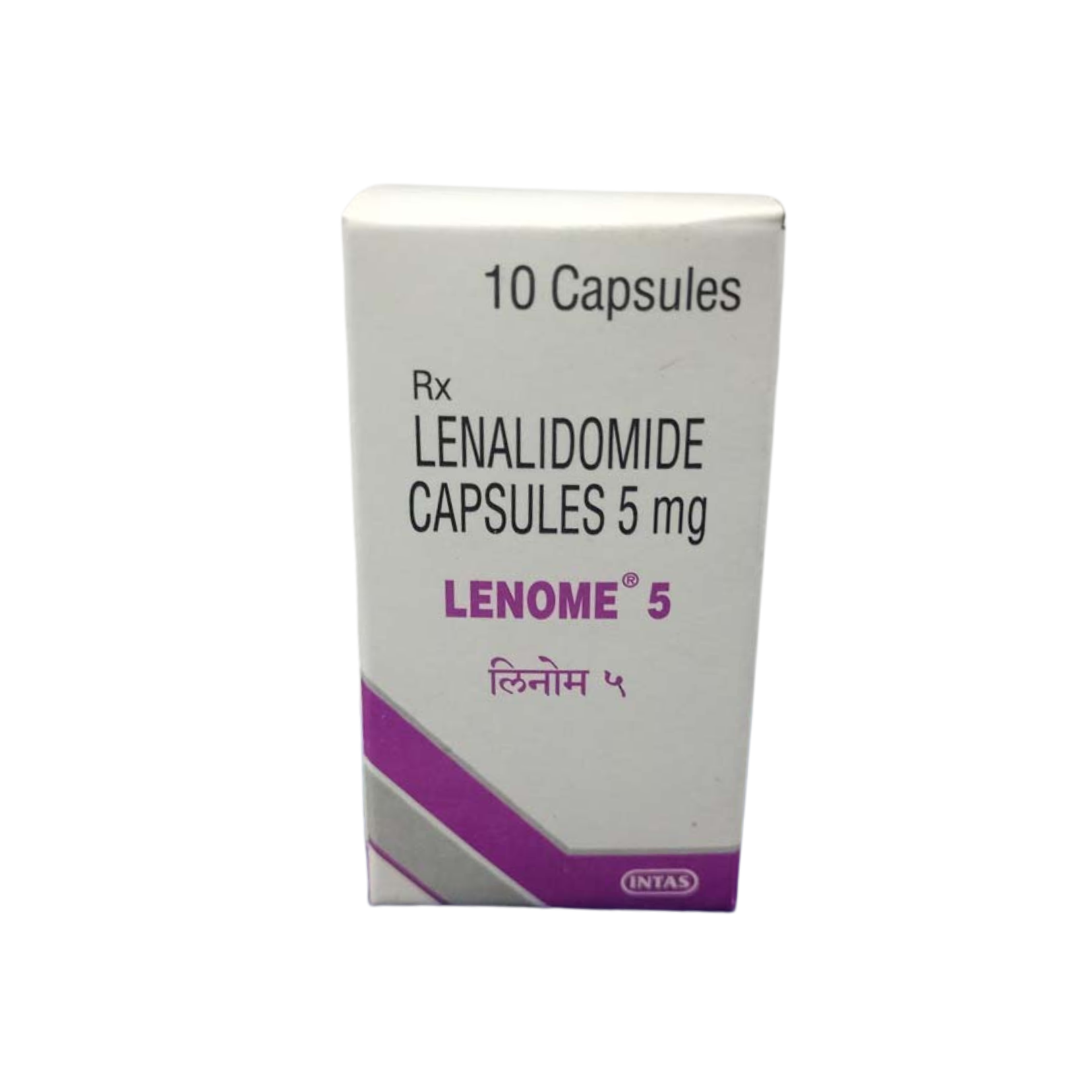 Lenome 5 mg — Capsules product packaging